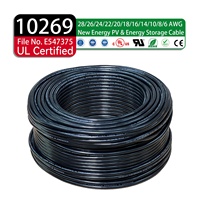 Cable de Cobre Estañado Flexible de Alta Tensión UL10269 de 1000 V, VW-1 105c, Cable Resistente a las Llamas para Almacenamiento de Energía en Baterías ESS, Energía Solar Fotovoltaica