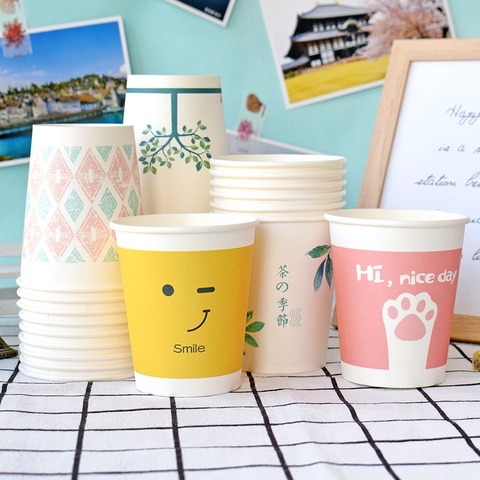 Coffee To Go Cup Foil Stamping Paper Cups And Lid 32oz