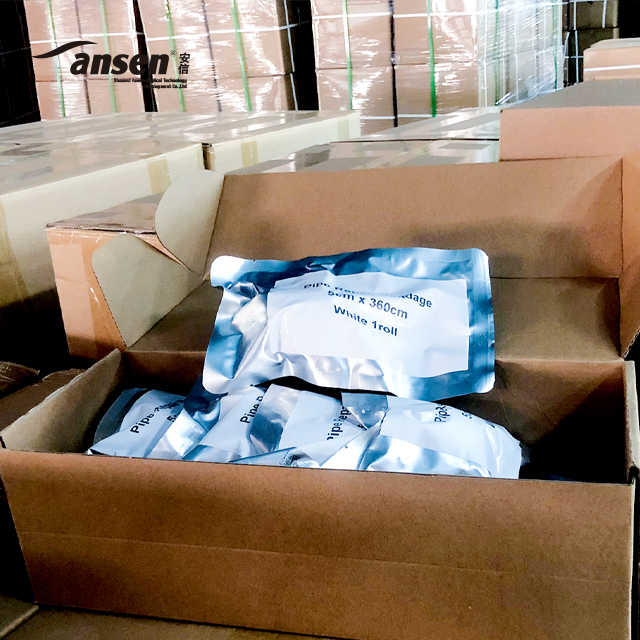 Corroded pipeline repair Cracked Plumbing Repair Tape pipe fix wrap epoxy wrap pipe leak repair