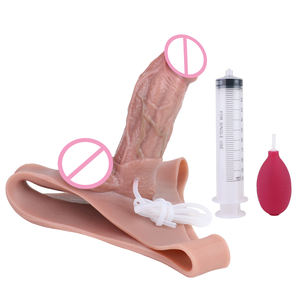 SXXY consolador sólido pene G-spot Correa en juguetes sexuales Cum pene para juego vaginal y anal, consolador con correa juguetes sexuales para adultos para mujeres y hombres - Product Image 3