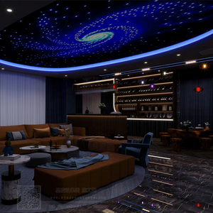 RGBW LED fibre optique étoile plafonniers panneaux fibre optique Starlight tête d'affiche pour Home cinéma - Product Image 4