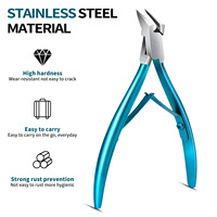 Coupe-ongles incarné en acier inoxydable à pointe pointue de 120 degrés Coupe-ongles à lame droite Coupe-ongles incarnés et épais