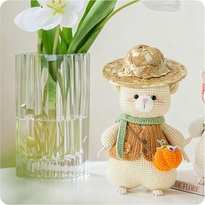 Nuevo Sombrero de Paja en Miniatura, Gorro de Punto Pequeño para Casa de Muñecas, Sombrero de Paja Miniatura para Muñecas, Decoraciones DIY de Vaquero Pequeño - Product Image 3