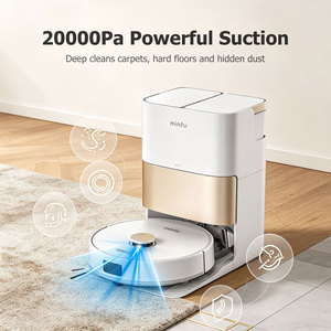 Robot de Limpieza Automático Multifuncional Todo en <span class=keywords><strong>Uno</strong></span>, Robot Aspirador con Láser Lidar y Wifi para el Hogar, Limpieza en Seco y Húmedo - Product Image 1