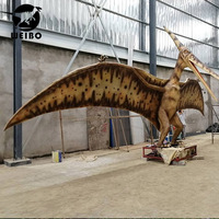 Ayarlanabilir Metal ve Silikon Çelikten Yapılmış Dinozor (Pterozor) Robotu, Macera Parkları ve Alışveriş Merkezleri İçin Açık ve Kapalı Alanlarda Kullanım Amaçlı