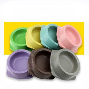 Biodegradáveis & Eco-friendly Colorido <span class=keywords><strong>Pet</strong></span> Food Alimentador Anti-Slip Projeto de Fibra De Bambu Bacia Do Gato Do Cão - Product Image 3