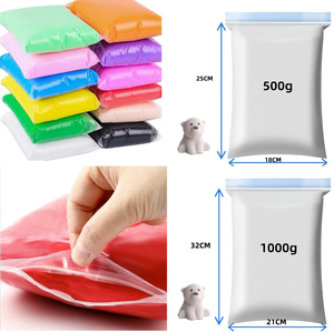 ดินน้ำมันแห้งเร็วแบบซูเปอร์ไลท์ 500 กรัม ขายส่ง ของเล่น DIY เสริมพัฒนาการสำหรับเด็ก อุปกรณ์ปั้นพลาสติก - Product Image 6