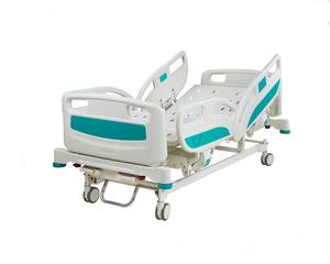 Новая серия <span class=keywords><strong>2026</strong></span>: Роскошная современная двухмеханизмная больничная кровать с изголовьем и изножьем из АБС-пластика и боковыми поручнями из полиэтилена - Product Image 1