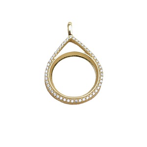 Pendentif en argent S925, plateau rond vide de 17,5 mm, composants pour la création de bijoux DIY - Product Image 4