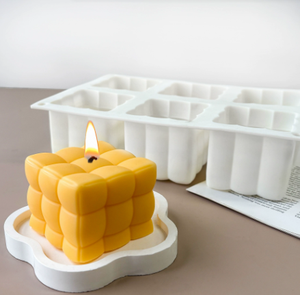 6 piezas de vela perfumada molde Mousse pastel Chocolate herramienta de bricolaje - Product Image 1