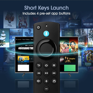 3rd รุ่นสำหรับ Amazon Fire TV L5B83G ควบคุมระยะไกลอัจฉริยะสำหรับบลูทูธฟังก์ชั่นเสียงซิลิโคนคีย์แพดวัสดุโลหะ FCC - Product Image 4