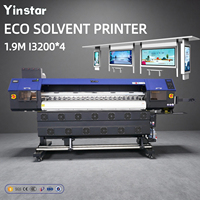 Impresora de Formato Grande Yinstar con Tinta Eco Solvente, 1.8m, 4 Cabezales I3200, Impresora de Vinilo
