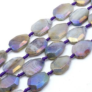 ธรรมชาติสีเขียวมังกรเส้นเลือดอาเกตหยาบหินตัวอย่างการรักษาสำหรับเครื่องประดับทำ - Product Image 4