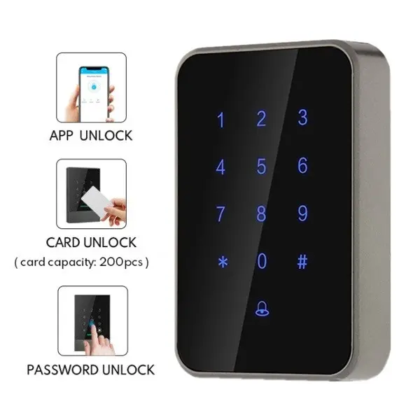 TTLock 스마트 폰 APP 무선 Rfid 액세스 제어 시스템 카드 리더 BLE 기본 WIFI 게이트웨이 옵션