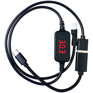DS18B20 เครื่องวัดอุณหภูมิแบบ USB, โมดูลรับและแสดงผลเซ็นเซอร์วัดอุณหภูมิ, จอแสดงผลดิจิตอลความแม่นยำสูง - Product Image 1