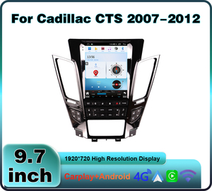 9.7 ''tesla Màn hình thẳng đứng đài phát thanh xe Android cho Cadillac CTS 2007-2012 Xe GPS Navigation autostereo không dây Carplay <span class=keywords><strong>Google</strong></span> - Product Image 2