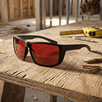 Gafas de Sol Deportivas con Logotipo Personalizado LMA, Espejo UV400 Cuadrado, para Mujer, Trabajo al Aire Libre, ANSI Z87, Montura TR90 para Hombre, Fotocromáticas