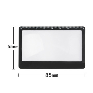 소매 및 도매를위한 공장 도매 신용 카드 돋보기 PVC 사용자 정의 로고 인쇄 트렌드 제품 - Product Image 2