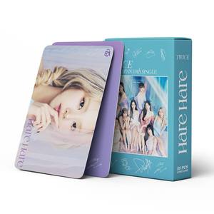 Impresión personalizada de lujo K-pop Korea Idol holograma imagen holográfica foto tarjetas de comercio Impresión de tarjetas de papel - Product Image 6