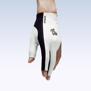 Gants de billard/snooker TP de haute qualité en coton et élasthanne, taille L, design 3 doigts, pour femmes et hommes, portables, pour utilisation sportive (billard/carambole) - Product Image 2