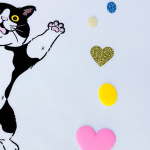 Eyd Biểu Tượng Tùy Chỉnh Chenille Ban Nhạc Sắt Trên Các Bản Vá Lỗi Dtf Máy In Thêu Vinyl Dễ Thương Mèo Truyền Nhiệt Cho T-Shirts Áo - Product Image 4