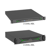 Serveur Mini PC Industriel 1U pour Pare-feu Pfsense, Boîtier Rack 1U avec 4 ports SFP+ 10G et 6 ports LAN, Processeur Intel LGA 1700 de 12e Génération, Montage en Rack 1U
