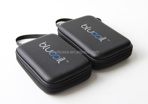 Hotselling Rotondo tappi per le orecchie di caso, <span class=keywords><strong>Zipper</strong></span> Trasduttore Auricolare/auricolari copertura della cassa del sacchetto - Product Image 5