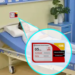 จอแสดงผล E Ink สำหรับบันทึกการให้ยาบนเตียงผู้ป่วย แสดงข้อมูลการให้ยา ตรวจสอบรหัสผู้ป่วย รายละเอียดยาและเวลา ช่วยเพิ่มความปลอดภัย - Product Image 1
