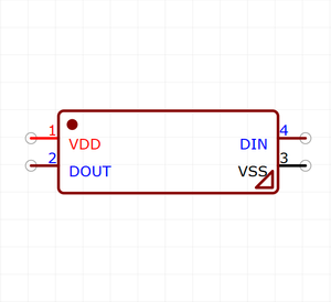 WS2812B-B/W Intelligent <b>Control</b> Integrated LED Light Source Optoelectronics Product - Product Image 4