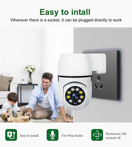 Cámara de Seguridad WiFi 1080p, Monitor para Bebés/Mascotas con Giro/Inclinación, Visión Nocturna, Audio Bidireccional, Seguimiento de Movimiento, Almacenamiento en la Nube y Tarjeta SD, Interior - Product Image 3