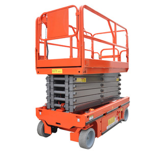 Plataforma de elevación aérea hidráulica portátil 6m 8m 10m 12m elevador de tijera elevador nueva condición Cable Sling para uso doméstico al por menor - Product Image 2