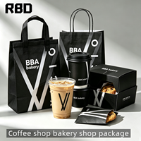 Service Personnalisé Tout-en-un : Gobelets en Papier Biodégradables à Double Paroi, Sacs et Boîtes en Papier de Haute Qualité avec Logo Personnalisé pour Emballage de Café
