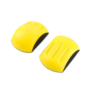 5/6inch Mouse Shape PU Foam Hand Sanding Block Flexible Automotive Sanding Disc