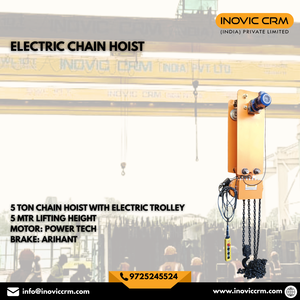 Palans à chaîne électriques à prix d'usine, capacité de 0,5 à 10 tonnes |   Solution de levage par pont roulant pour usages industriels - Product Image 3