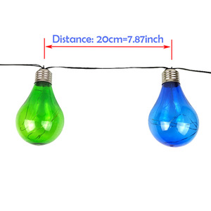 La <span class=keywords><strong>puerta</strong></span> de parte decorativa bombilla Solar Cadena de luz para el jardín patio <span class=keywords><strong>restaurante</strong></span> CAFÉ Tienda - Product Image 2