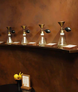 300ml Double Couche Transparent Bronze Doré Parfum Huile Essentielle Café <span class=keywords><strong>Test</strong></span> Bouteilles En Verre Parfum Senteur Bouteille - Product Image 5