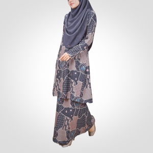 Sipo Eid ชุดเดรสมุสลิม, ชุดเดรสแขนสามส่วนสไตล์มุสลิมสำหรับฤดูร้อน - Product Image 2