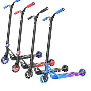 Huoli批发定制360自由式极限专业踏板车铝芯pu轮特技踢特技踏板车青少年成人