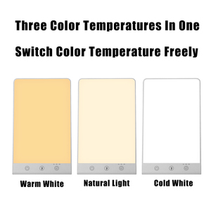 مصباح العلاج الضوئي الجديد لعام 2025 ثلاثة في واحد مع إمكانية ضبط السطوع ودرجة حرارة اللون 10000 لوكس مع تحكم باللمس لتحسين المزاج - Product Image 2