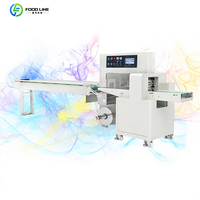 Stikstofvullende vershoudende horizontale flowpack verpakkingsmachine voor brood, cake, bakkerijproducten