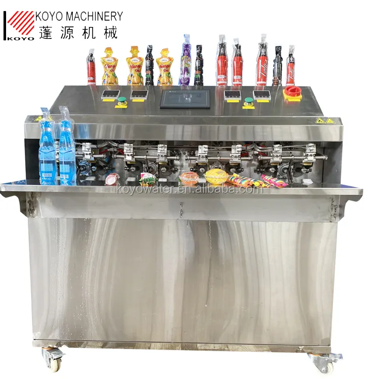 Sapmachine/Koyo Flesvormige Buidelvulmachine Voor Het Verpakken Van Alcoholische Dranken