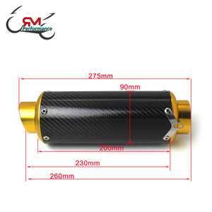 Silenciador de escape para motocicleta, tubo de escape para Nmax 125 <span class=keywords><strong>R125</strong></span> Ninja 400 - Product Image 2