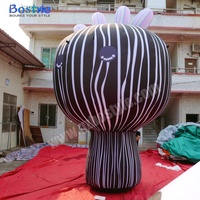 Sculpture d'art gonflable lumineuse, installation de ballons lumineux gonflables, décoration