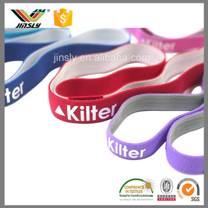 Jacquard headband cho tập thể dục hàng ngày đàn hồi & mồ hôi hấp thụ làm bằng polyester/Nylon cho nhà Dệt May Túi giày - Product Image 4