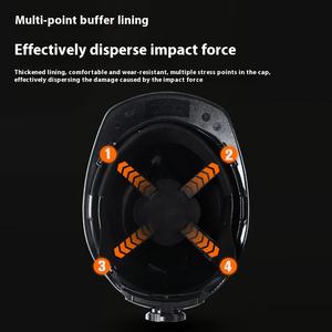 شعار مخصص مطبوع ABS البناء تنفس مكافحة حجب قبعة صلبة مشاريع صناعة البناء الوطنية - Product Image 3