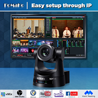 Caméra PTZ FoMaKo 1080P avec zoom optique 30X, suivi automatique IA, diffusion en direct, HDMI 3G-SDI PoE, pour églises, BN302+M3+KN30Ax2