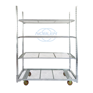 1350*565*1900mm डच धातु चार पहियों ग्रीनहाउस उद्यान खेत फूल संयंत्र गाड़ी ट्राली - Product Image 6