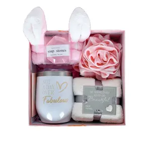 Khuyến mại Valentine của mẹ ngày 12oz đôi Cốc Cốc Cốc Hộp Quà Tặng đặt cách nhiệt chân không thép không gỉ rượu cốc cốc đặt