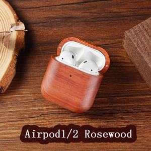 Housse pour casque en bois de haute qualité étui pour écouteurs sans fil pour <span class=keywords><strong>Airpods</strong></span> 1 2 3 Pro 4 étui pour casque Bluetooth pour écouteurs - Product Image 5