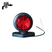 12V 24V rouge blanc 2 led feu de position de clignotant pour semi-camion remorque camion pick-up